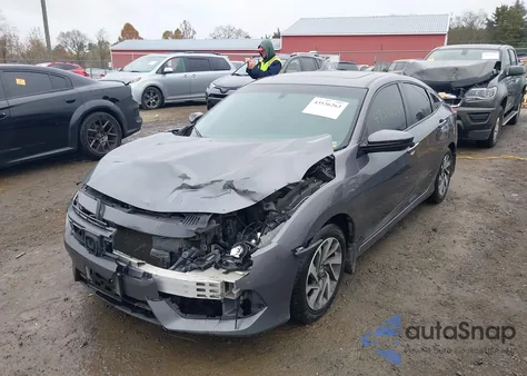 2018 Honda Civic Ex from USA, damaged, VIN 2HGFC2F72JH583509